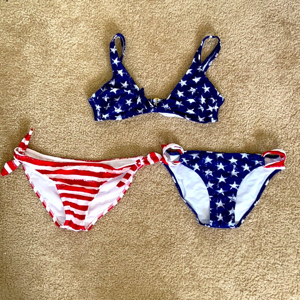 American Flag bikinis